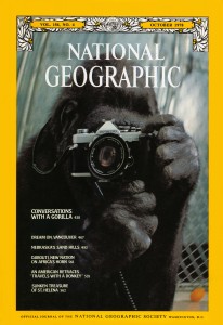 A newly minted National Geographic photographer makes her own self-portrait. October 1978 | Photo by Koko