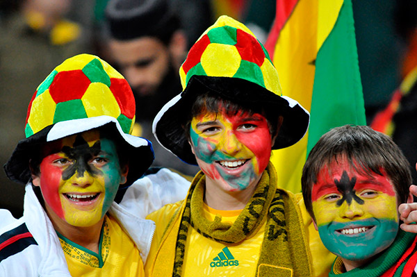 Soccer fans during the 2010 World Cup © Jean-Pierre Kepseu/Africa Media Online